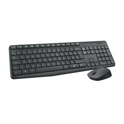 Draadloze toetsenbord en muis Logitech MK235